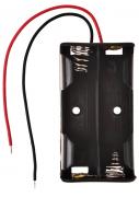 Batteriehalter, 2 x Mignon (AA) mit Anschlussdraht 