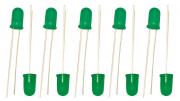 Lichtdiodes (5 mm) groen, 10 stuks 
