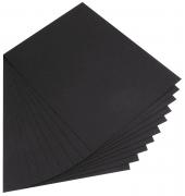 Papel de color, negro (50 x 70 cm) 10 hojas 