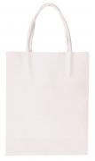 Papieren tassen (18 x 8 x 21 cm) wit, 10 stuks 