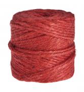 Jutegaren (3,5 mm) 55-60 m/200 g, rood 