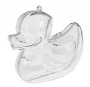 Canard en plastique (110 mm), transparent 